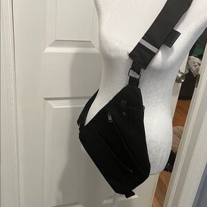 Stylish Black Belt Bag for Men